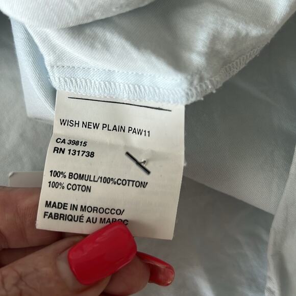 $440 ACNE ACNE STUDIO sleeveless washed out light blue shirt 36 US-S - Picture 5 of 8